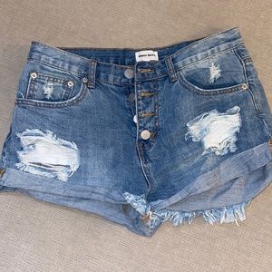 Superdown denim shorts